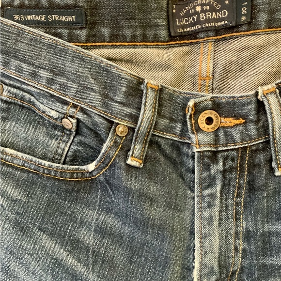 LUCKY JEANS MENS 363 VINTAGE STRAIGHT- W 30 LENGTH 30 - Picture 5 of 5